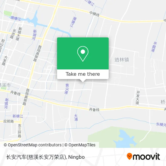长安汽车(慈溪长安万荣店) map