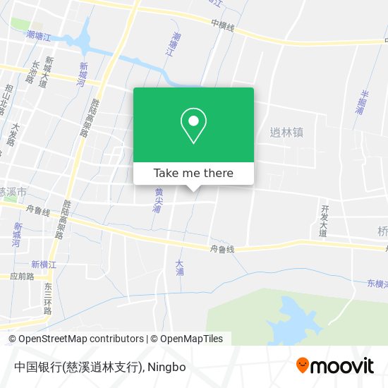 中国银行(慈溪逍林支行) map
