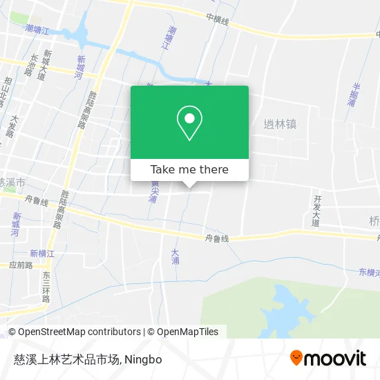 慈溪上林艺术品市场 map