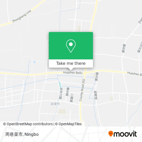 周巷菜市 map