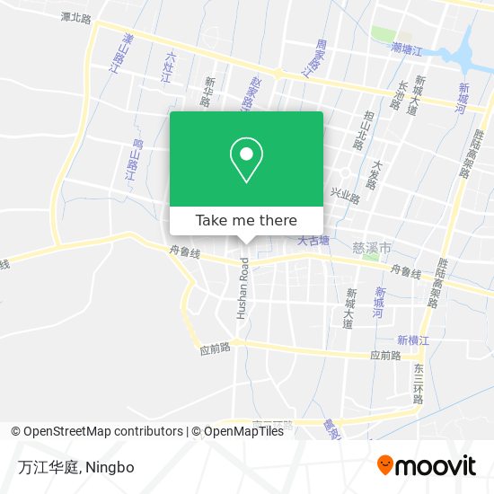 万江华庭 map
