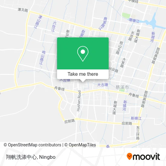 翔帆洗涤中心 map