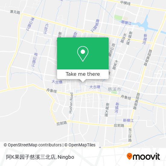 阿K果园子慈溪三北店 map