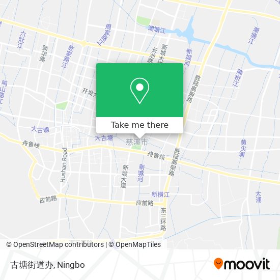古塘街道办 map