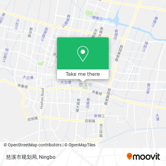 慈溪市规划局 map