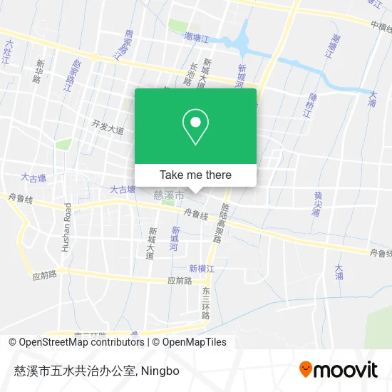 慈溪市五水共治办公室 map
