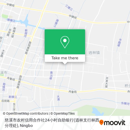 慈溪市农村信用合作社24小时自助银行(逍林支行林西分理处) map