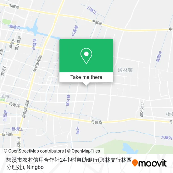 慈溪市农村信用合作社24小时自助银行(逍林支行林西分理处) map