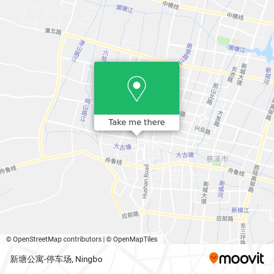 新塘公寓-停车场 map