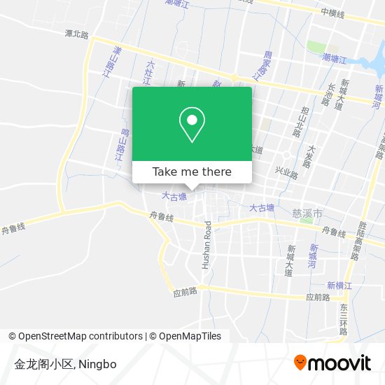 金龙阁小区 map