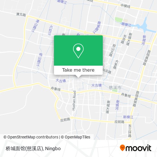桥城面馆(慈溪店) map