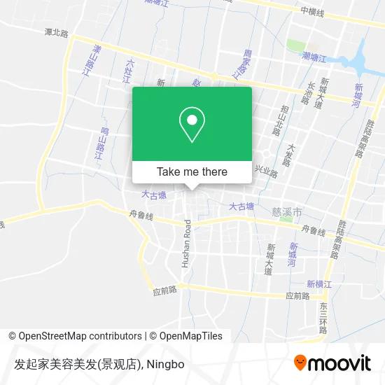 发起家美容美发(景观店) map