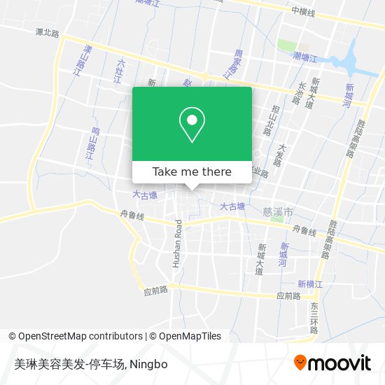 美琳美容美发-停车场 map