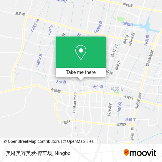美琳美容美发-停车场 map