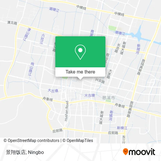 景翔饭店 map