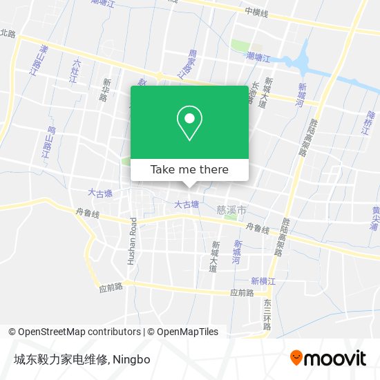 城东毅力家电维修 map