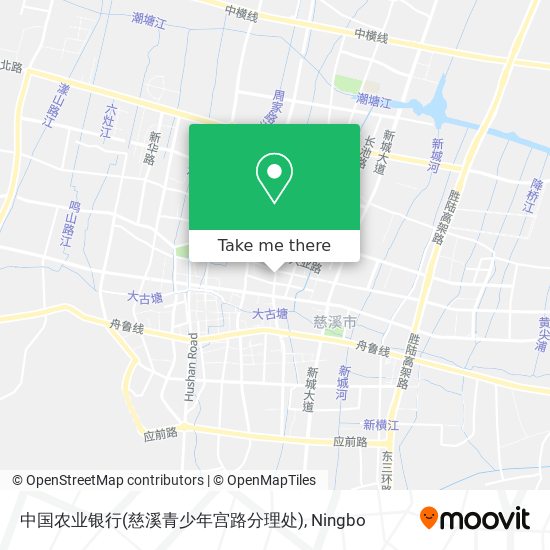 中国农业银行(慈溪青少年宫路分理处) map