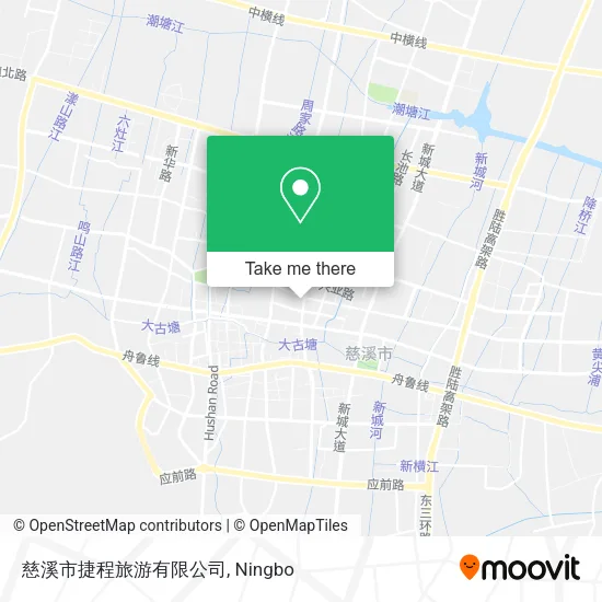 慈溪市捷程旅游有限公司 map