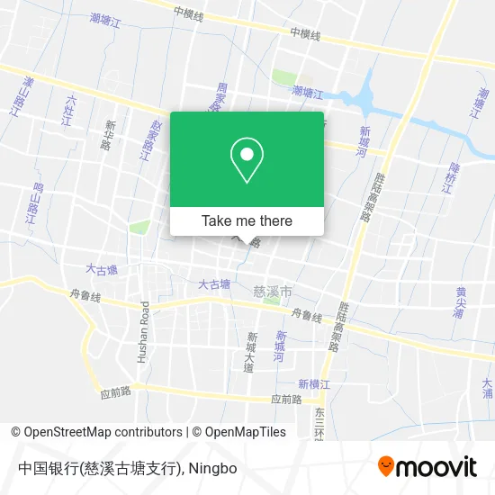 中国银行(慈溪古塘支行) map