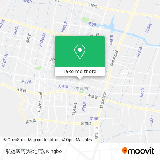 弘德医药(城北店) map