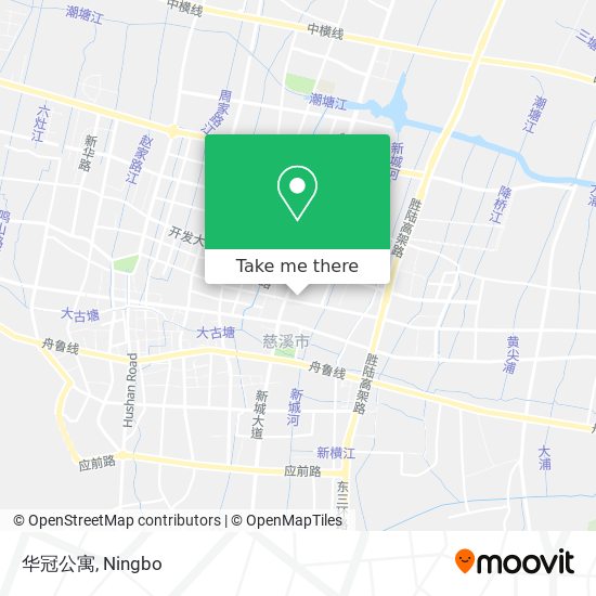 华冠公寓 map