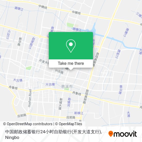 中国邮政储蓄银行24小时自助银行(开发大道支行) map