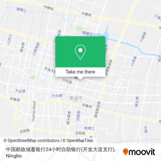 中国邮政储蓄银行24小时自助银行(开发大道支行) map