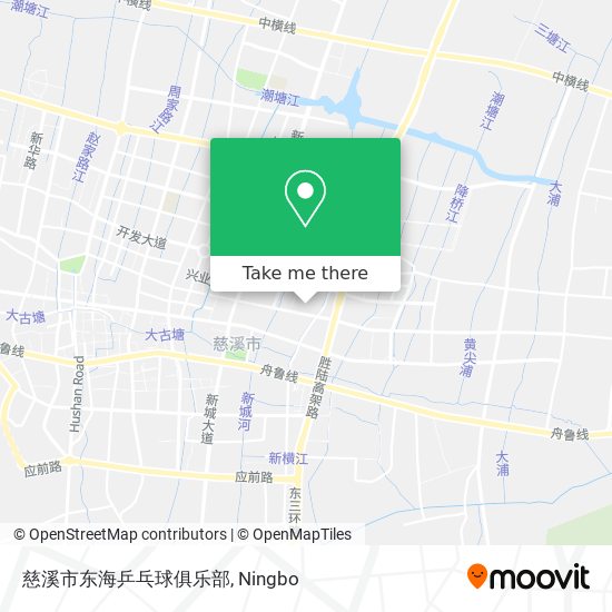 慈溪市东海乒乓球俱乐部 map