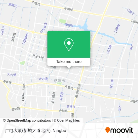 广电大厦(新城大道北路) map