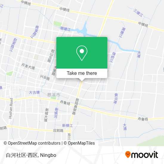 白河社区-西区 map