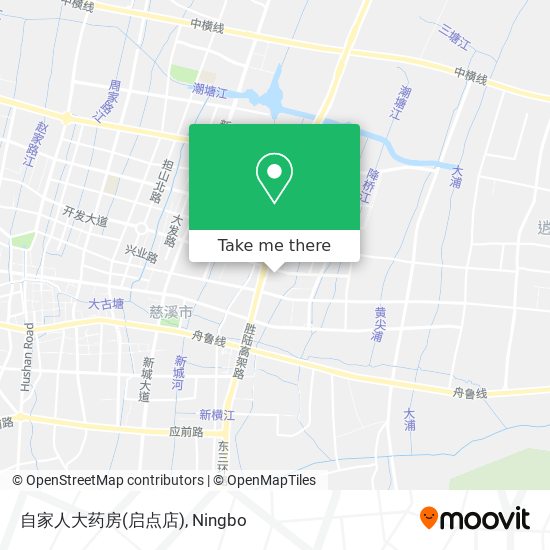 自家人大药房(启点店) map