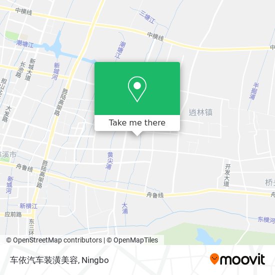 车依汽车装潢美容 map