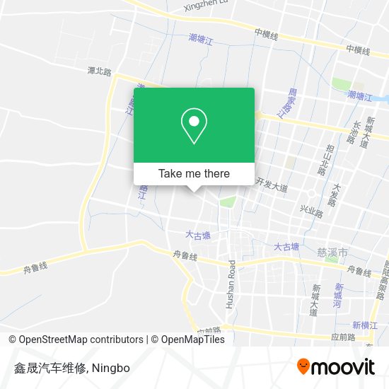 鑫晟汽车维修 map