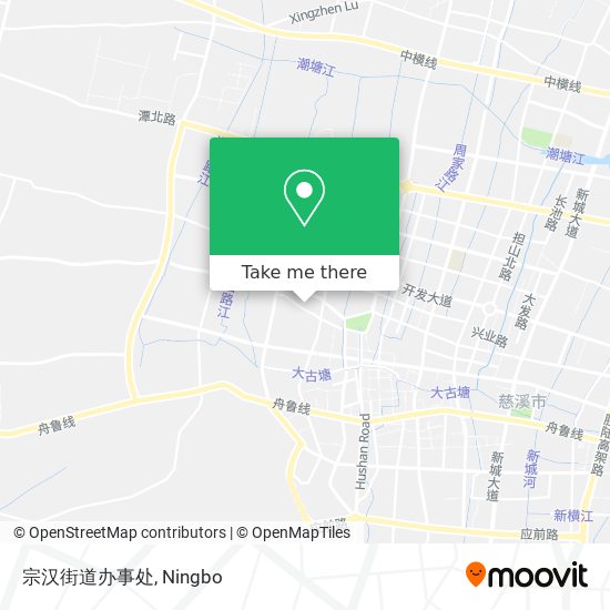 宗汉街道办事处 map