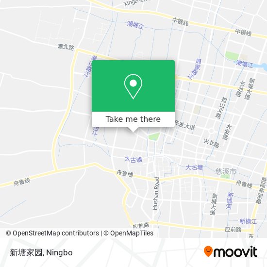 新塘家园 map