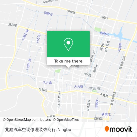 兆鑫汽车空调修理装饰商行 map