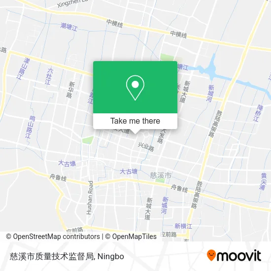 慈溪市质量技术监督局 map