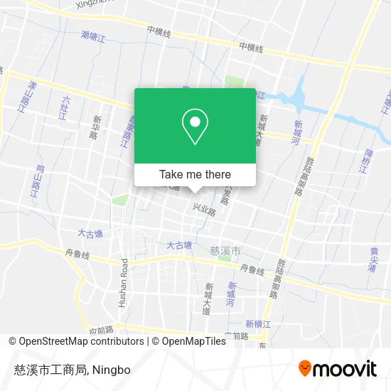 慈溪市工商局 map