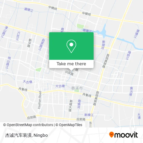 杰诚汽车装潢 map