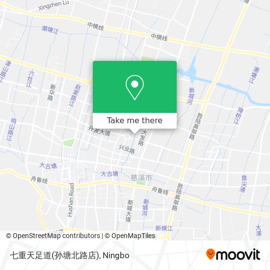 七重天足道(孙塘北路店) map