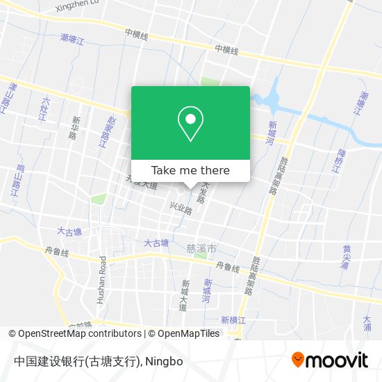 中国建设银行(古塘支行) map