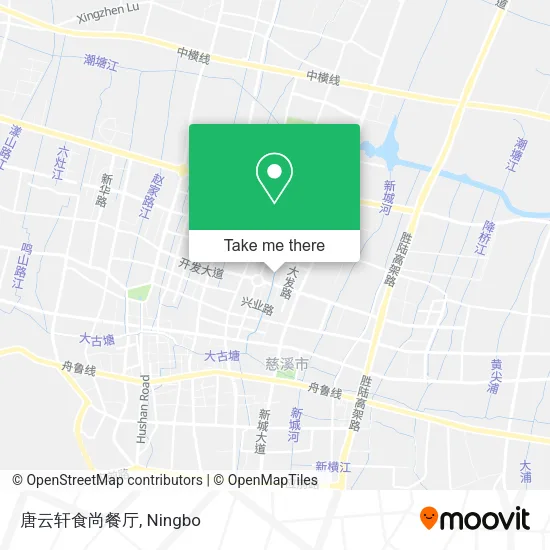 唐云轩食尚餐厅 map