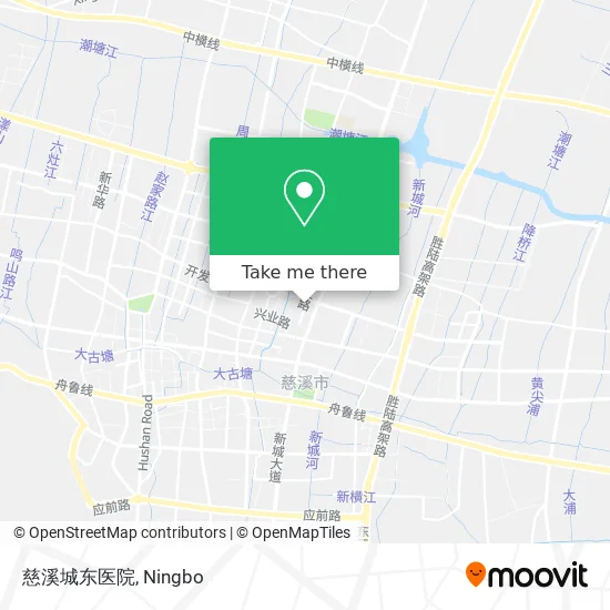 慈溪城东医院 map