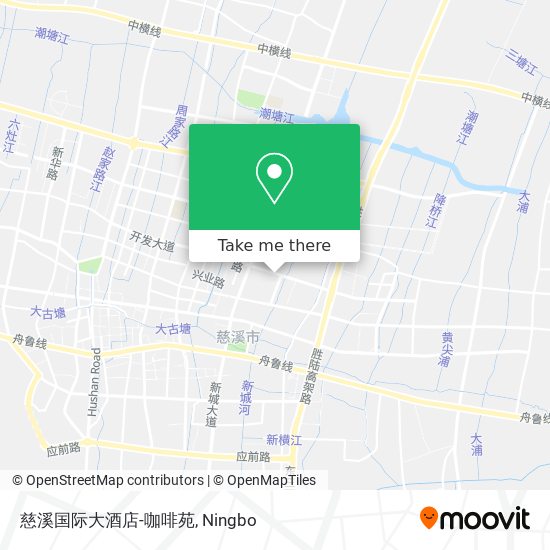 慈溪国际大酒店-咖啡苑 map