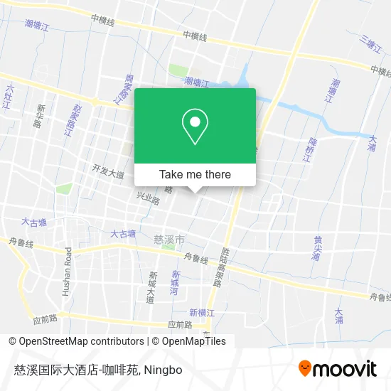 慈溪国际大酒店-咖啡苑 map