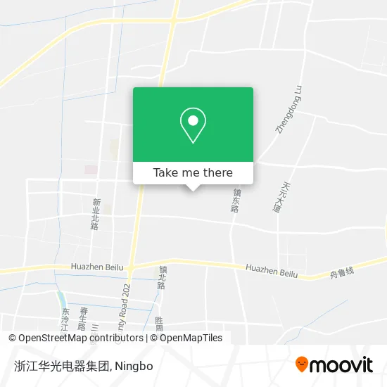 浙江华光电器集团 map