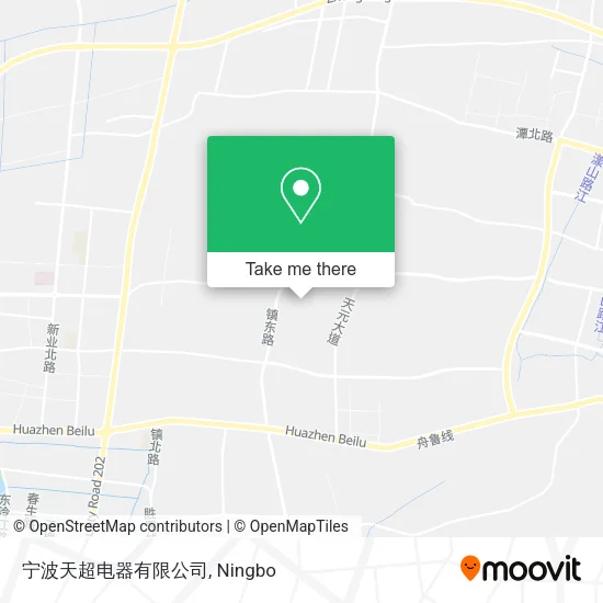 宁波天超电器有限公司 map