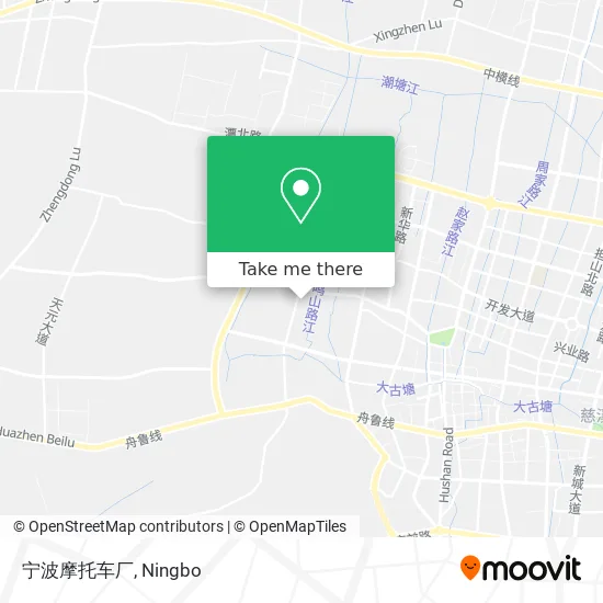 宁波摩托车厂 map