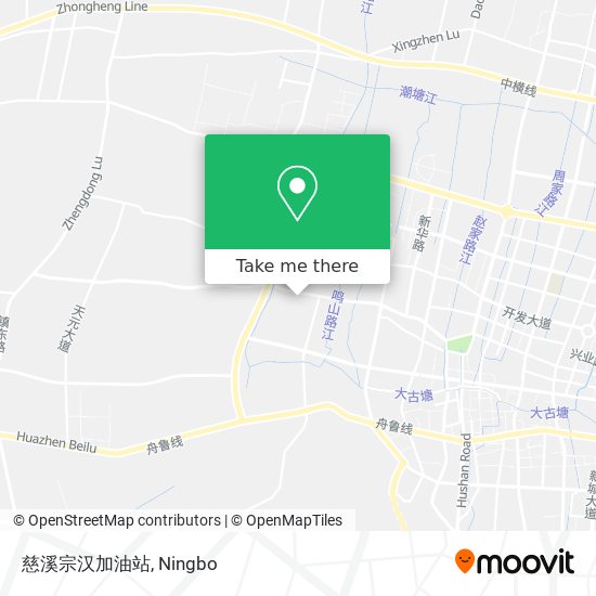 慈溪宗汉加油站 map