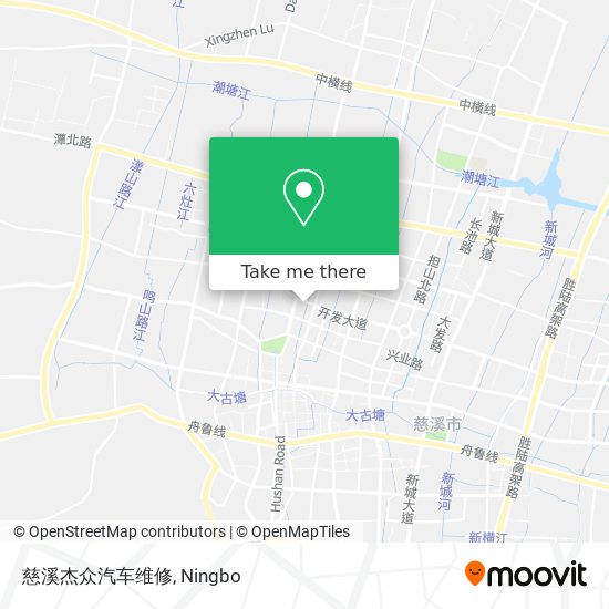 慈溪杰众汽车维修 map